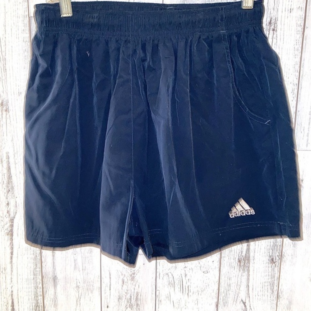 Woman’s S or teen XL adidas shorts 90s slate